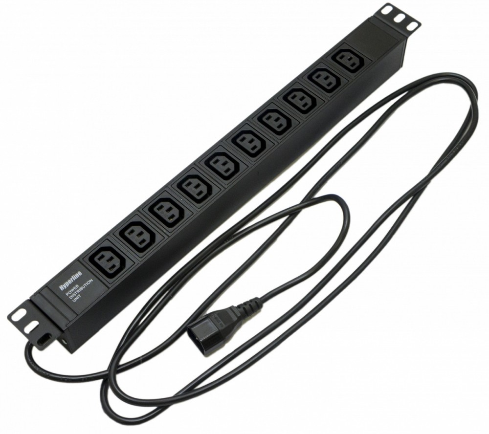 SHE19-10IEC-2.5IEC, блок розеток 19"