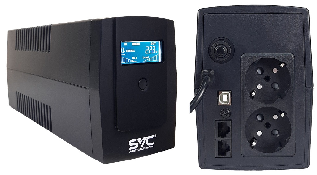SVC V-800-R-LCD, источник бесперебойного питания
