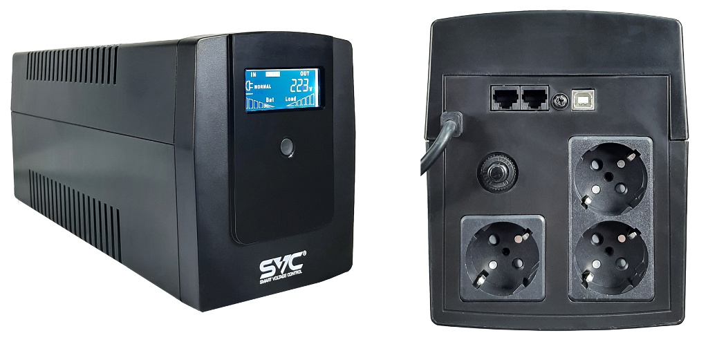 SVC V-1500-R-LCD, источник бесперебойного питания