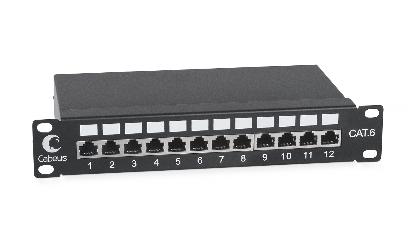 PL-12-Cat.6 (7953c), патч-панель 10"