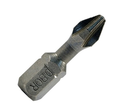 Биты фрезерованные, Ph1х25 мм, Torsion, C 6,3 (10 шт) (D-T-PH01-025-010)