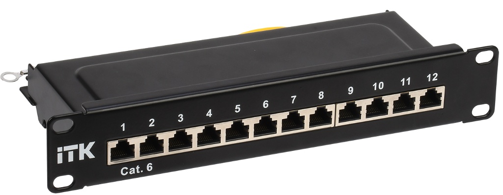 PP12-1UC06U-D05-10, патч-панель 10"