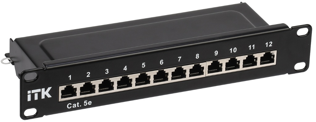PP12-1UC5ES-D05-10, патч-панель 10"