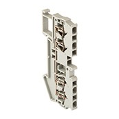 Колодка клеммная пружинная JXB-ST-2.5 4-проводная, серая (plc-jxb-st-2.5-4)