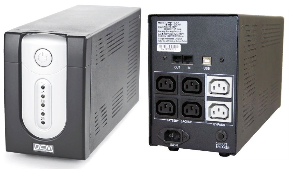 Imperial IMP-3000AP 1800Вт 3000ВА черный, источник бесперебойного питания