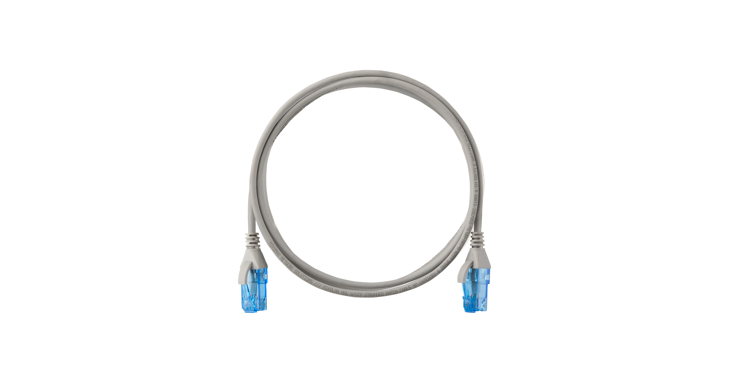 NMC-PC4UE55B-010-SL-C-GY, патч-корд медный