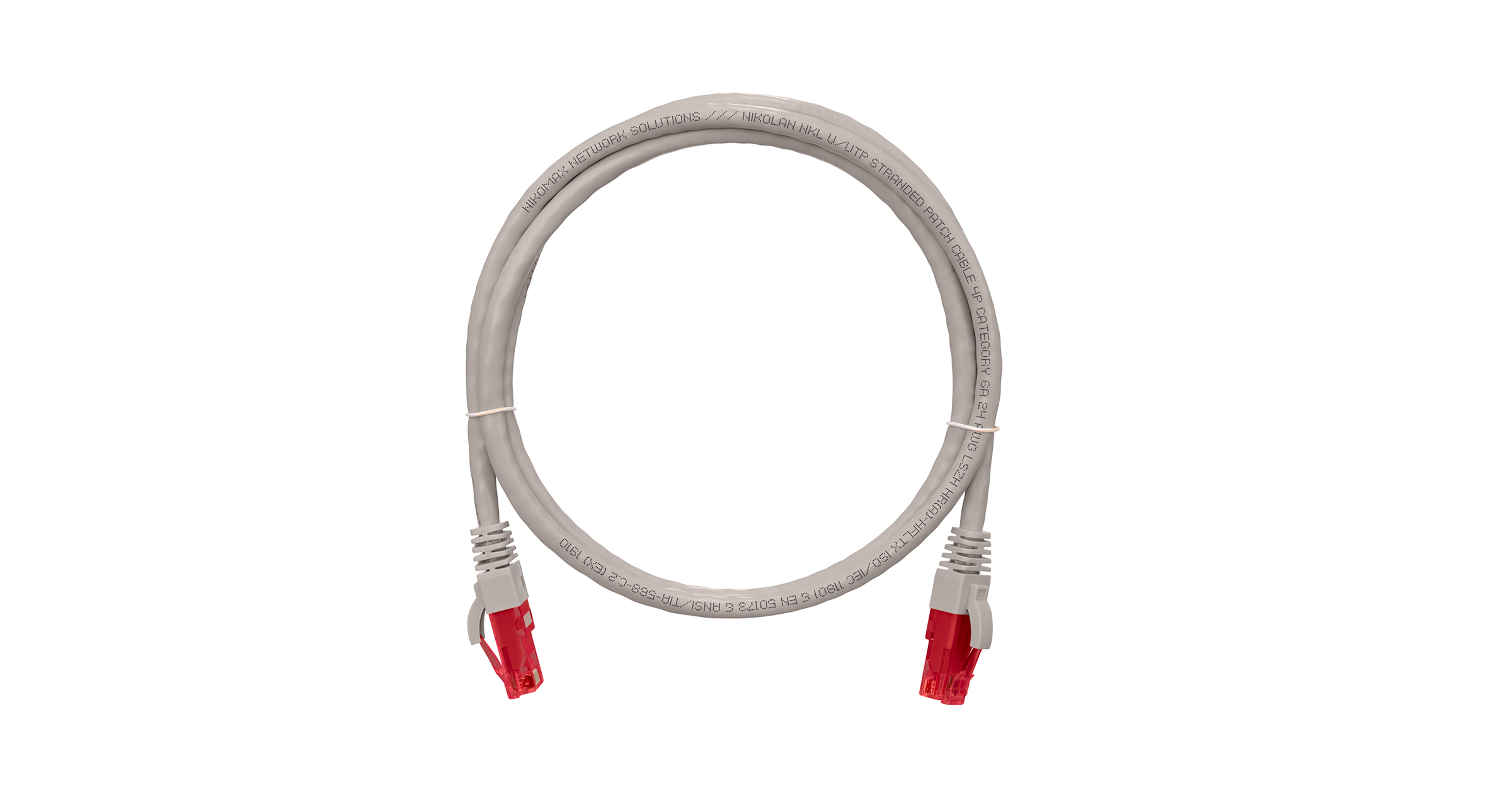 NMC-PC4UA55B-010-C-GY, патч-корд медный