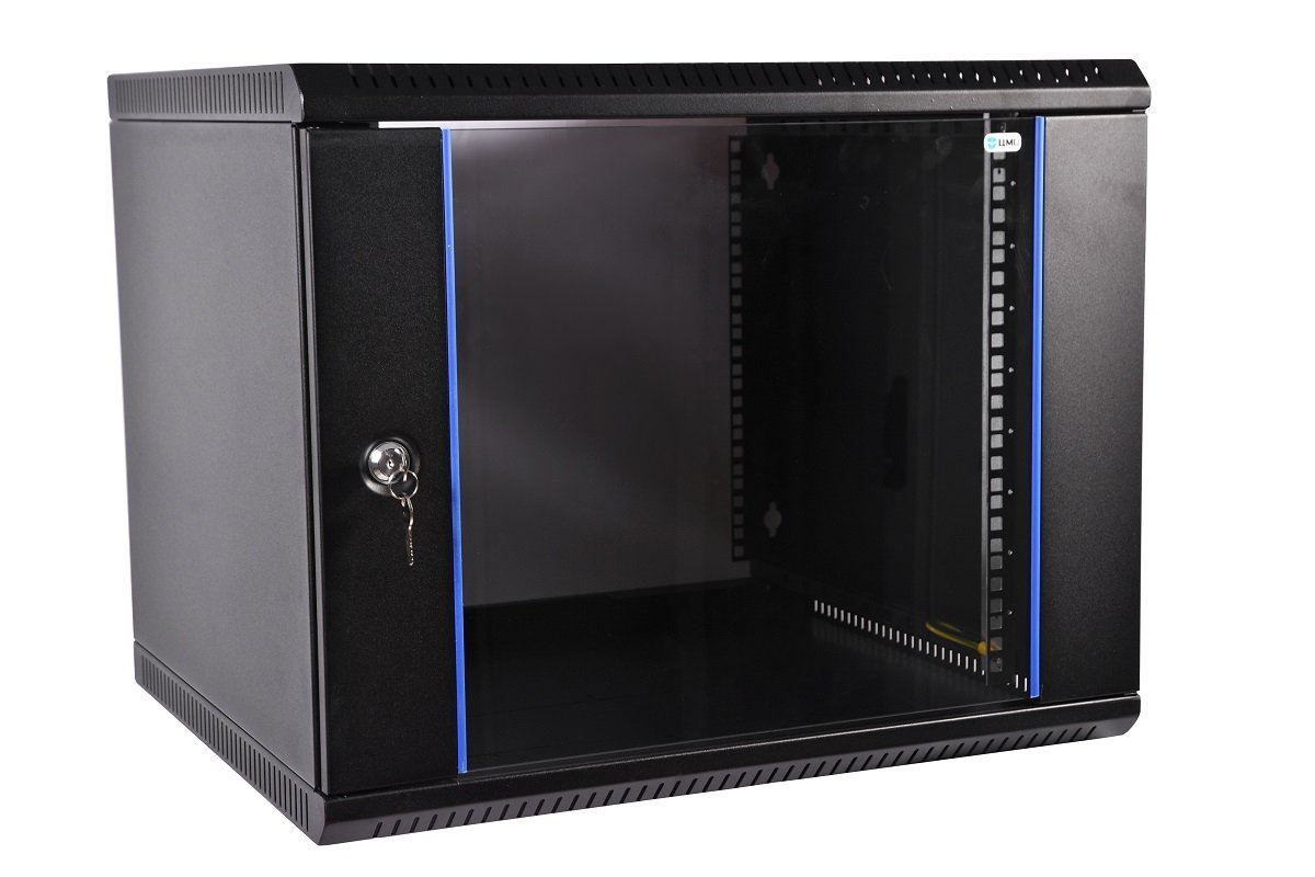 ШРН-Э-12.350-9005, шкаф телекоммуникационный 19" настенный 12U