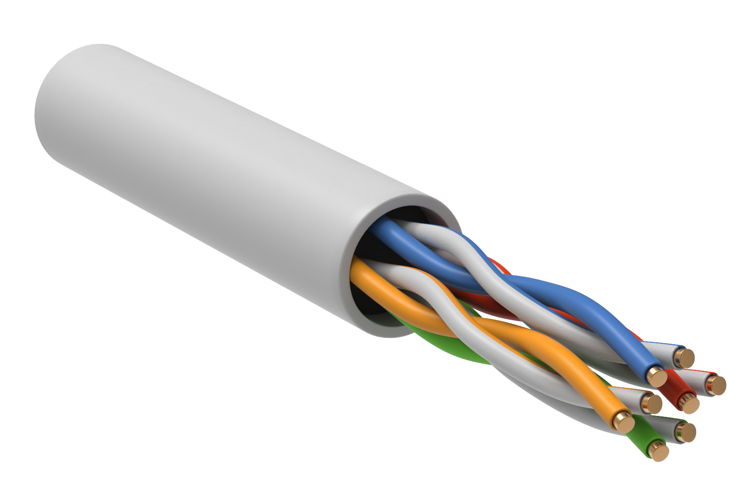 GENERICA U/UTP кат. 5E 24AWG 4 пары LSZH INDOOR белый (BC1-C5E04-128-305-G), кабель «витая пара» (LAN) для структурированных систем связи