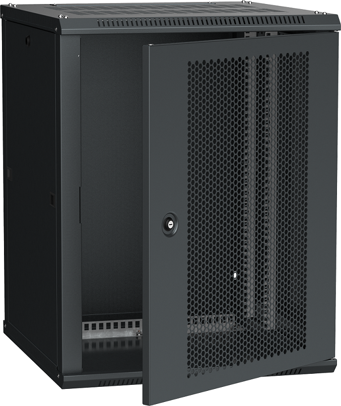 LWR5-12U66-PF, шкаф телекоммуникационный 19" настенный 12U