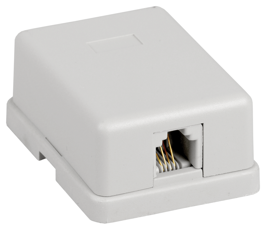 CS2-3C3U-12, настенная розетка RJ12