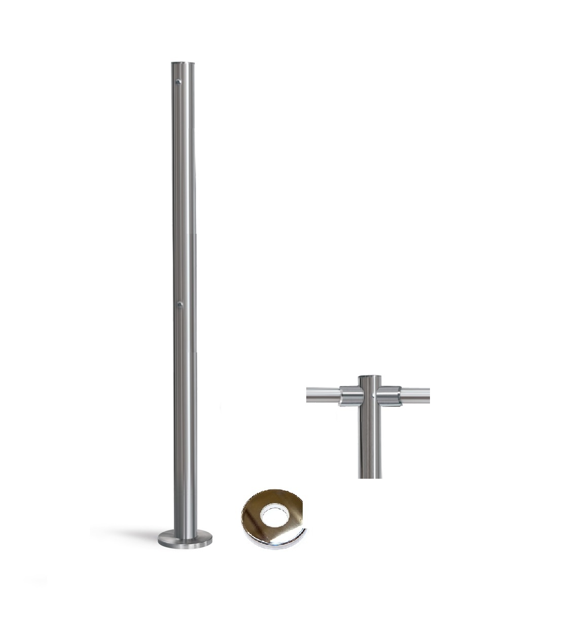 PERCo-BH02 2-01 с крышкой, двухсторонняя стойка