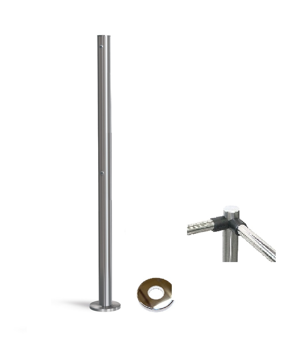 PERCo-BH02 2-02 с крышкой, двухсторонняя стойка