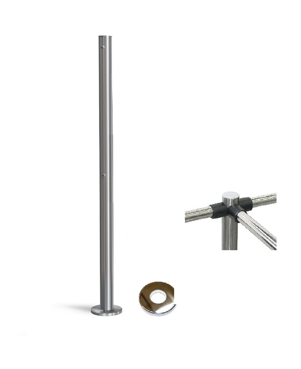 PERCo-BH02 2-03 с крышкой, трехсторонняя стойка