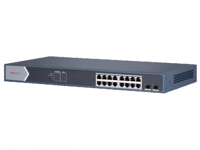 DS-S1816GP, коммутатор с питанием PoE
