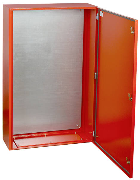 Корпус металлический ЩМП-4-0 800х650х250 У2 IP54 RAL 3020 с монтажной платой (IND-YKM40-04-54)