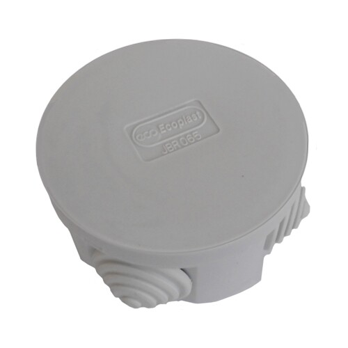 Коробка 3001 D70х36, 4 вых, IP55, серая (44001)