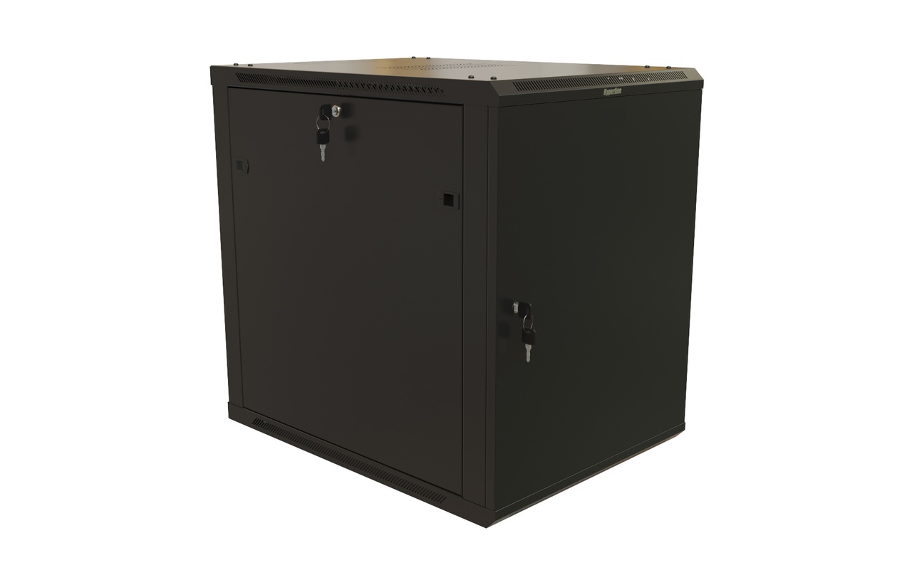 TWB-1868-SR-RAL9004, шкаф телекоммуникационный 19" настенный 18U