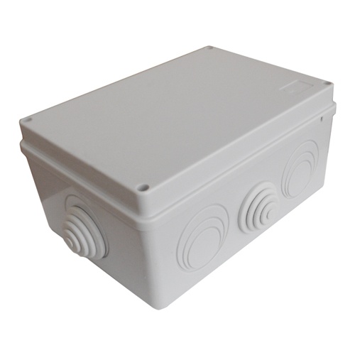 Коробка JBS210 210х150х100, 8 вых., IP55, серая (44016) монтажная