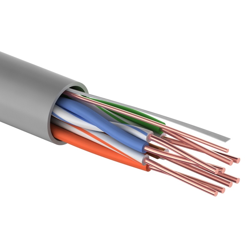 U/UTP, CAT 5e, ZH нг(А)-HF, 4PR, 24AWG, INDOOR, SOLID LIGHT 305 м (01-0059), кабель «витая пара» (LAN) для структурированных систем связи