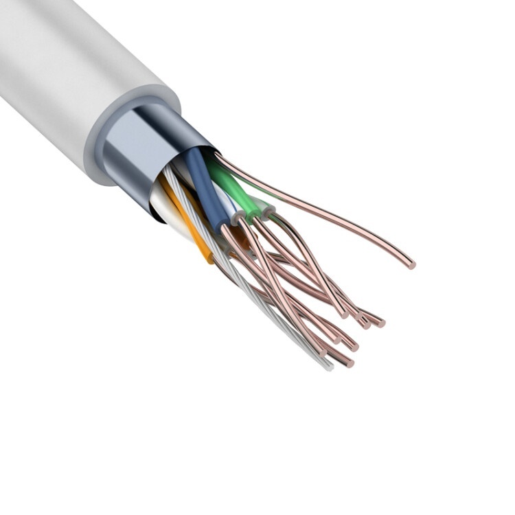 F/UTP, CAT 5e, ZH нг(А)-HF, 4PR, 24AWG, INDOOR, SOLID 305 м (01-0169), кабель «витая пара» (LAN) для структурированных систем связи