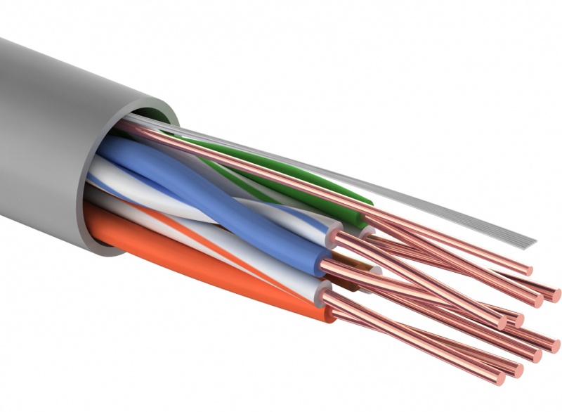 U/UTP, CAT 5e, ZH нг(А)-HF, 4PR, 24AWG, INDOOR, SOLID 305 м (01-0069), кабель «витая пара» (LAN) для структурированных систем связи