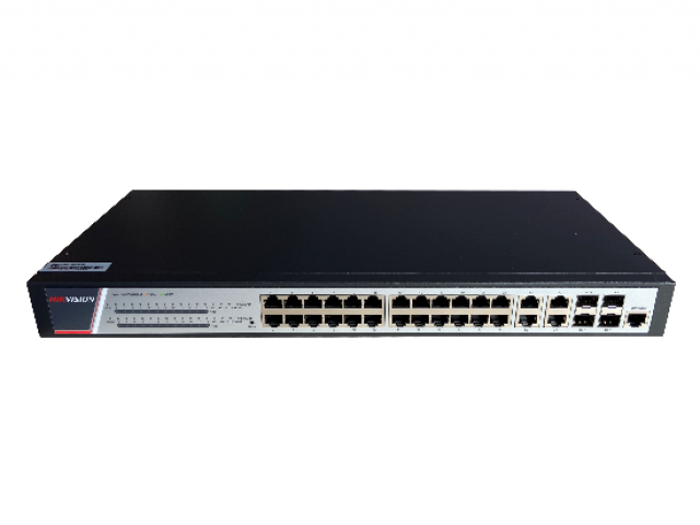 DS-3E2528P(B), коммутатор с питанием POE