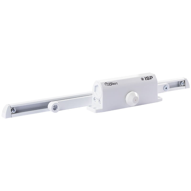 ISPARUS 430 Slider (белый), доводчик дверной морозостойкий