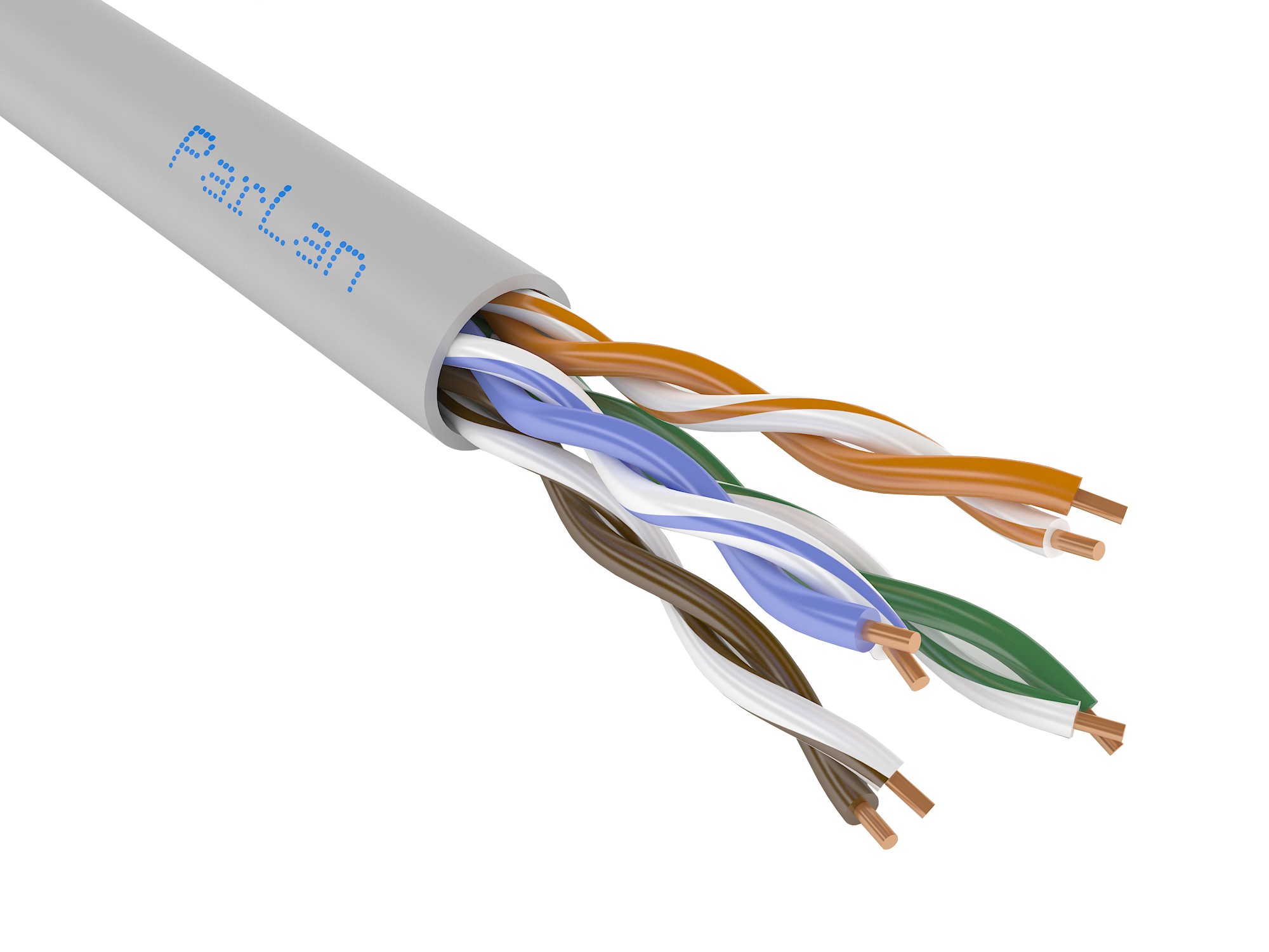 ParLan U/UTP Cat5e PVC 4х2х0,52 100м (121190), кабель «витая пара» (LAN) для структурированных систем связи