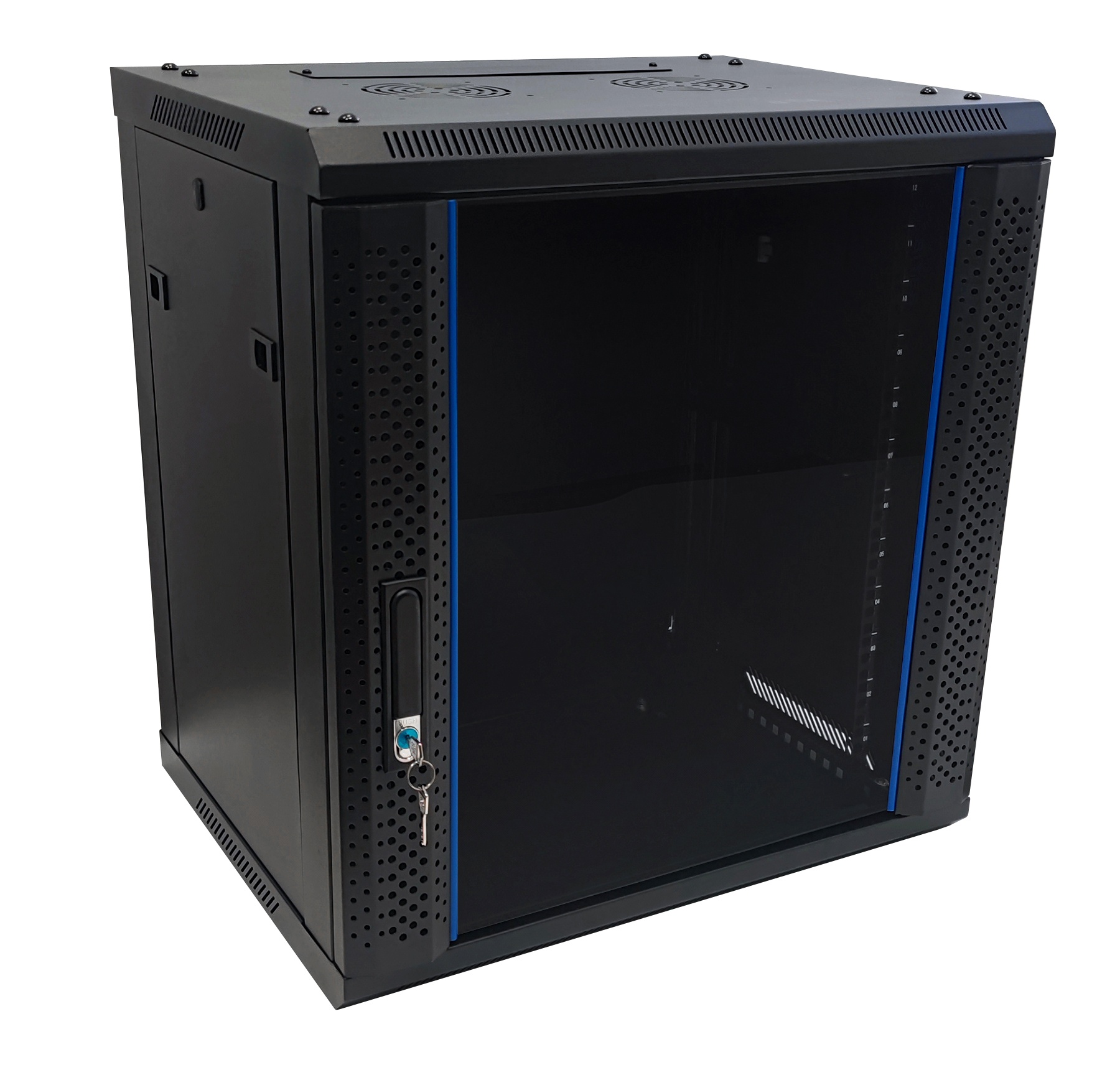 TC6403-12B, шкаф телекоммуникационный 19" настенный 12U