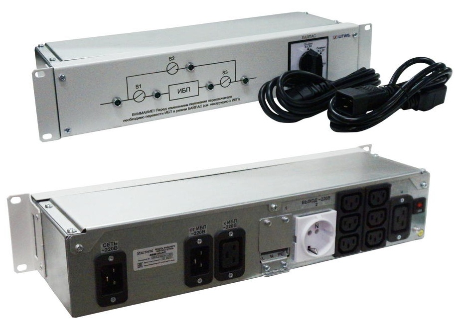 EBM-03-RC, модуль внешнего байпаса для ИБП SR1102L, SR1103L