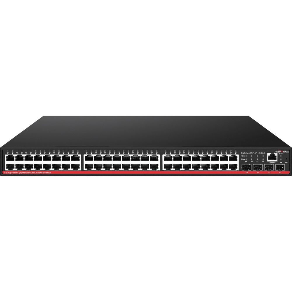 PND-M48GP-4F-L3(800), коммутатор с PoE