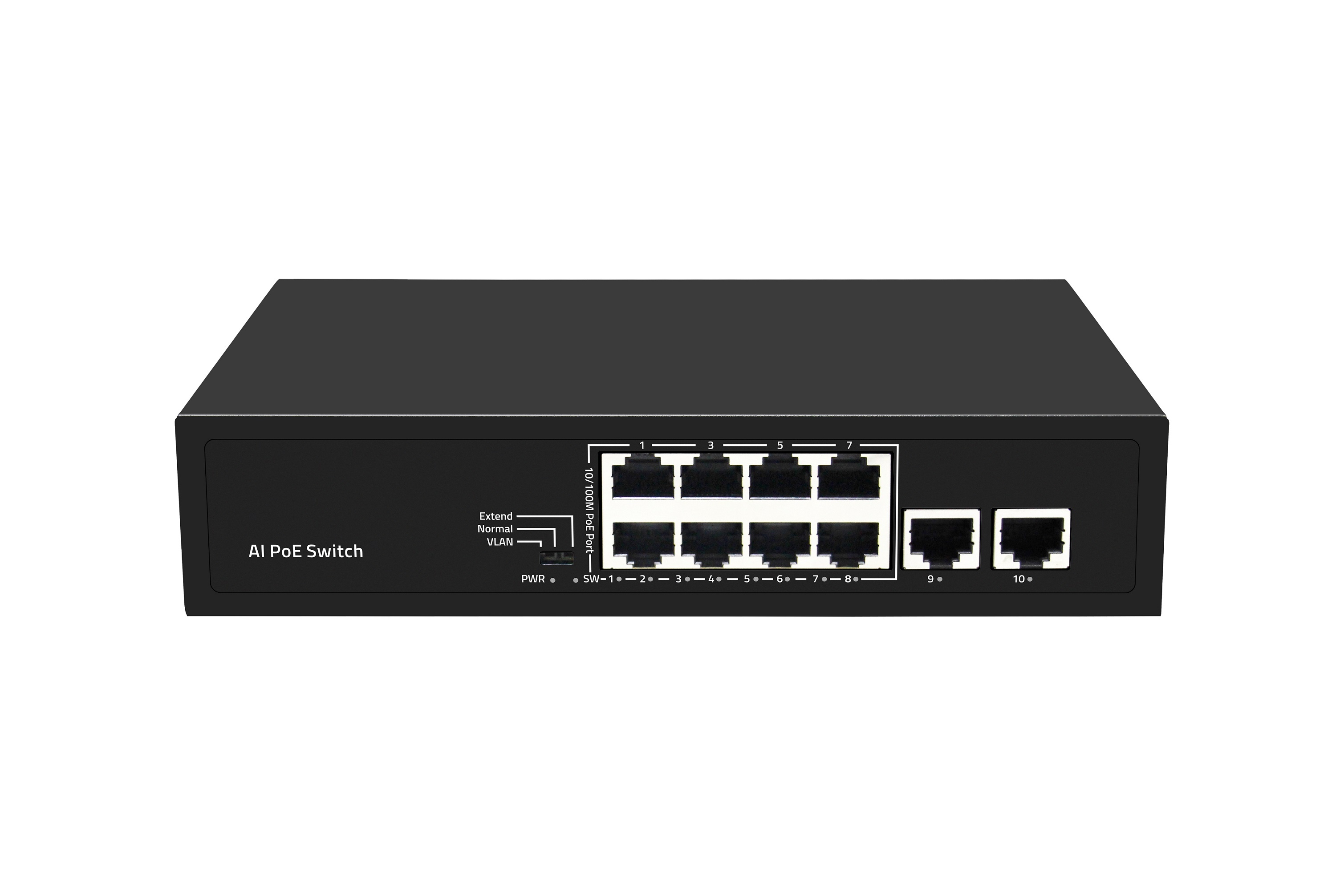 ST-NS008MB-MD, коммутатор с питанием по PoE
