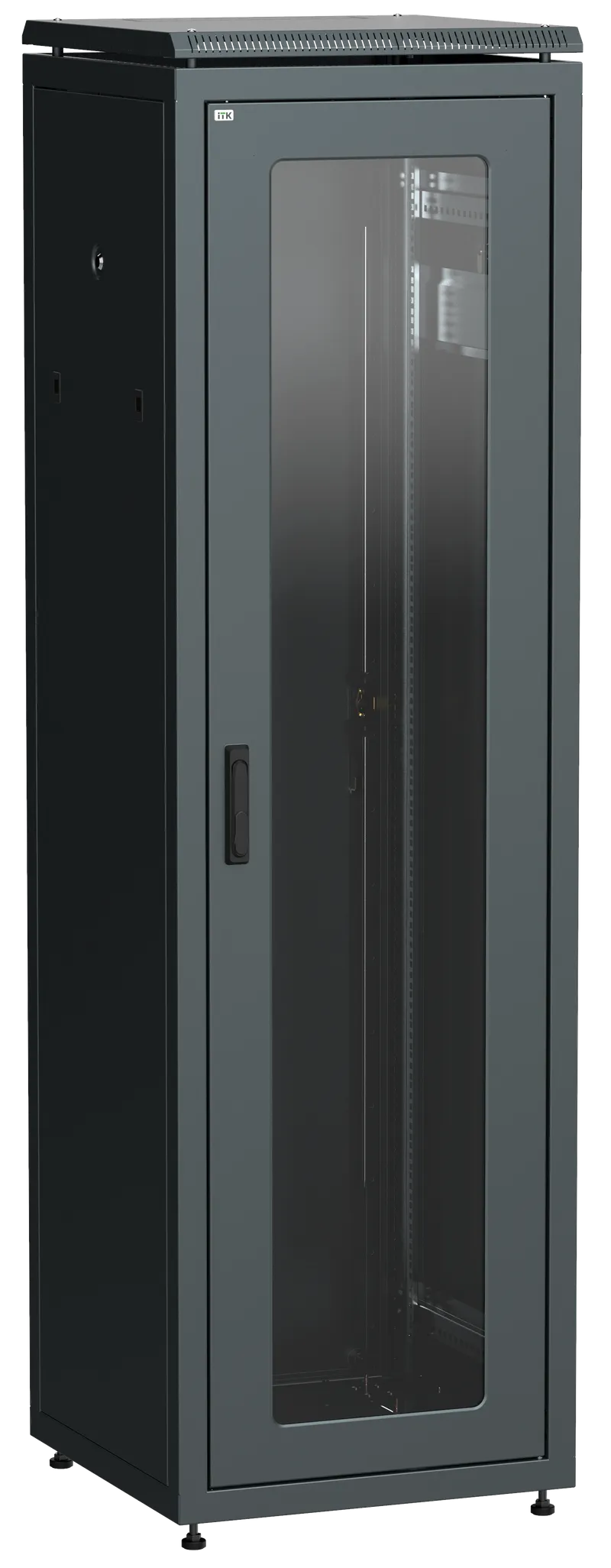LN05-38U66-GM, шкаф телекоммуникационный 19" напольный 38U