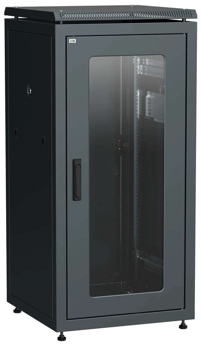 LN05-28U68-GM, шкаф телекоммуникационный 19" напольный 28U