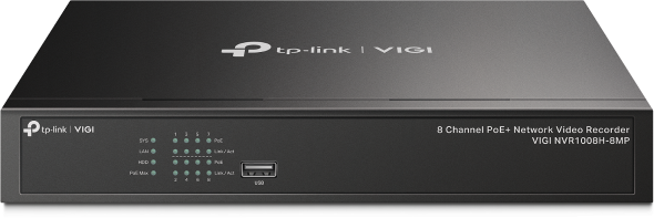 VIGI NVR1008H-8MP, IP-видеорегистратор 8-канальный