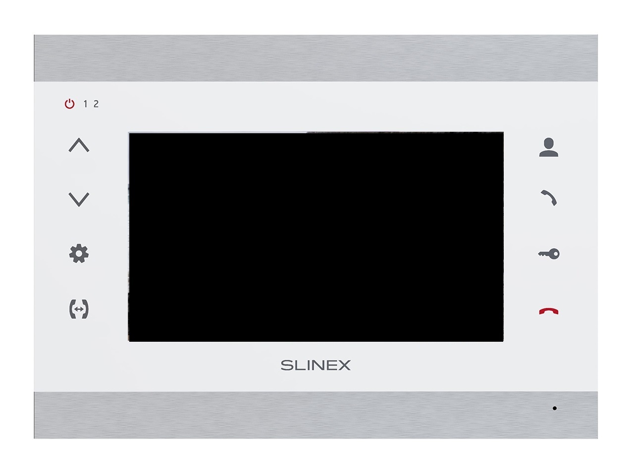 SL-07N Cloud (Silver+White), монитор домофона цветной с функцией «свободные руки»