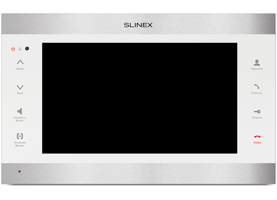 SL-10N Cloud (Silver+White), монитор домофона цветной с функцией «свободные руки»