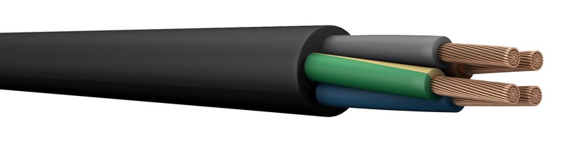 ПВСнг(А)-LS 4х0,75 ККЗ ГОСТ черный (KKZ40-00010336), кабель силовой не распространяющий горение, с пониженным дымо- и газовыделением
