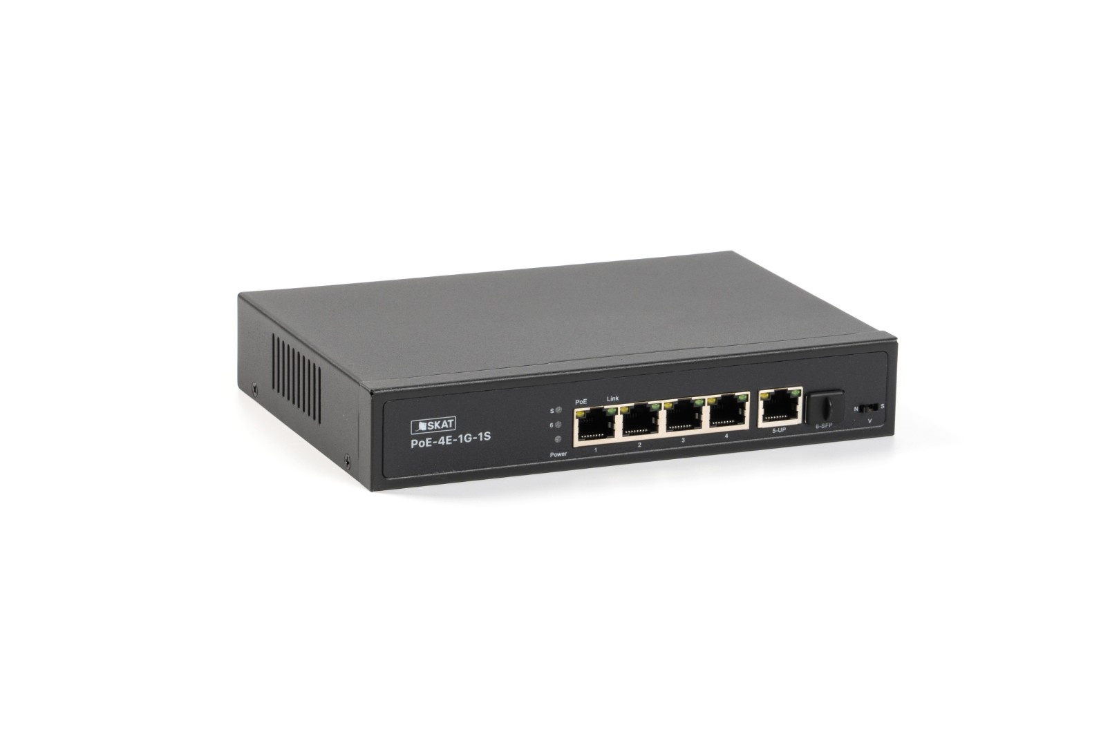 SKAT PoE-4E-1G-1S (SKAT PoE-4G-1G-1S) (4084), коммутатор с питанием по PoE