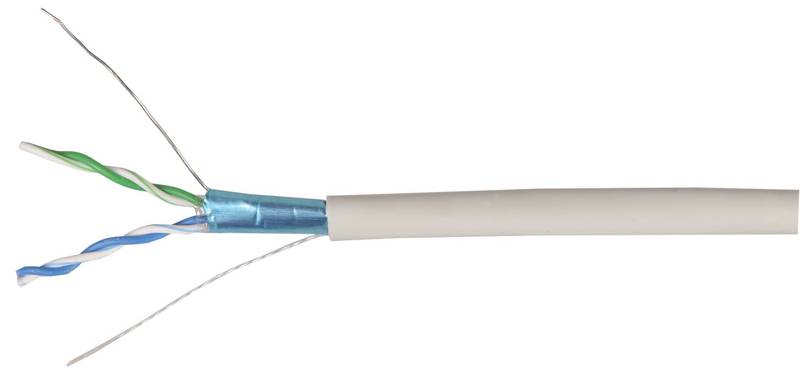 GENERICA F/UTP кат. 5E 24AWG 2 пары LSZH INDOOR белый (BC1-C5E02-328-305-G), кабель «витая пара» (LAN) для структурированных систем связи