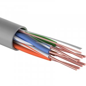 U/UTP Light, CAT 5e, PVC, 4PR, 24AWG, омедненный, серый, 305м, PROconnect (01-0043-2), кабель «витая пара» (LAN) для структурированных систем связи
