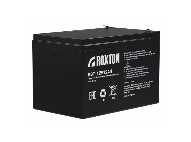 RBT-12V12AH, аккумулятор герметичный свинцово-кислотный