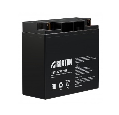 RBT-12V17AH, аккумулятор герметичный свинцово-кислотный