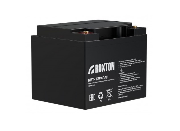 RBT-12V40AH, аккумулятор герметичный свинцово-кислотный