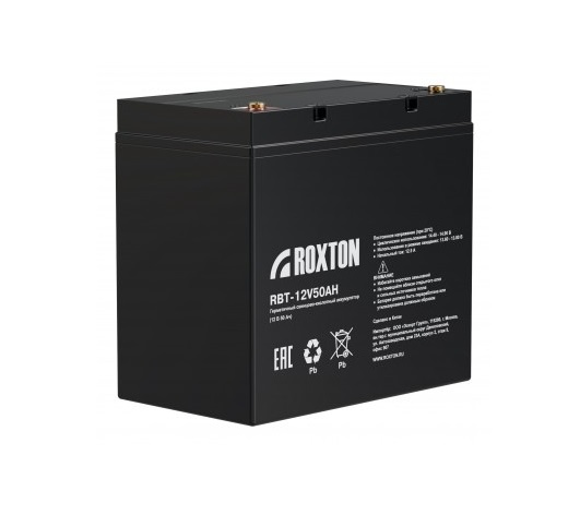 RBT-12V50AH, аккумулятор герметичный свинцово-кислотный