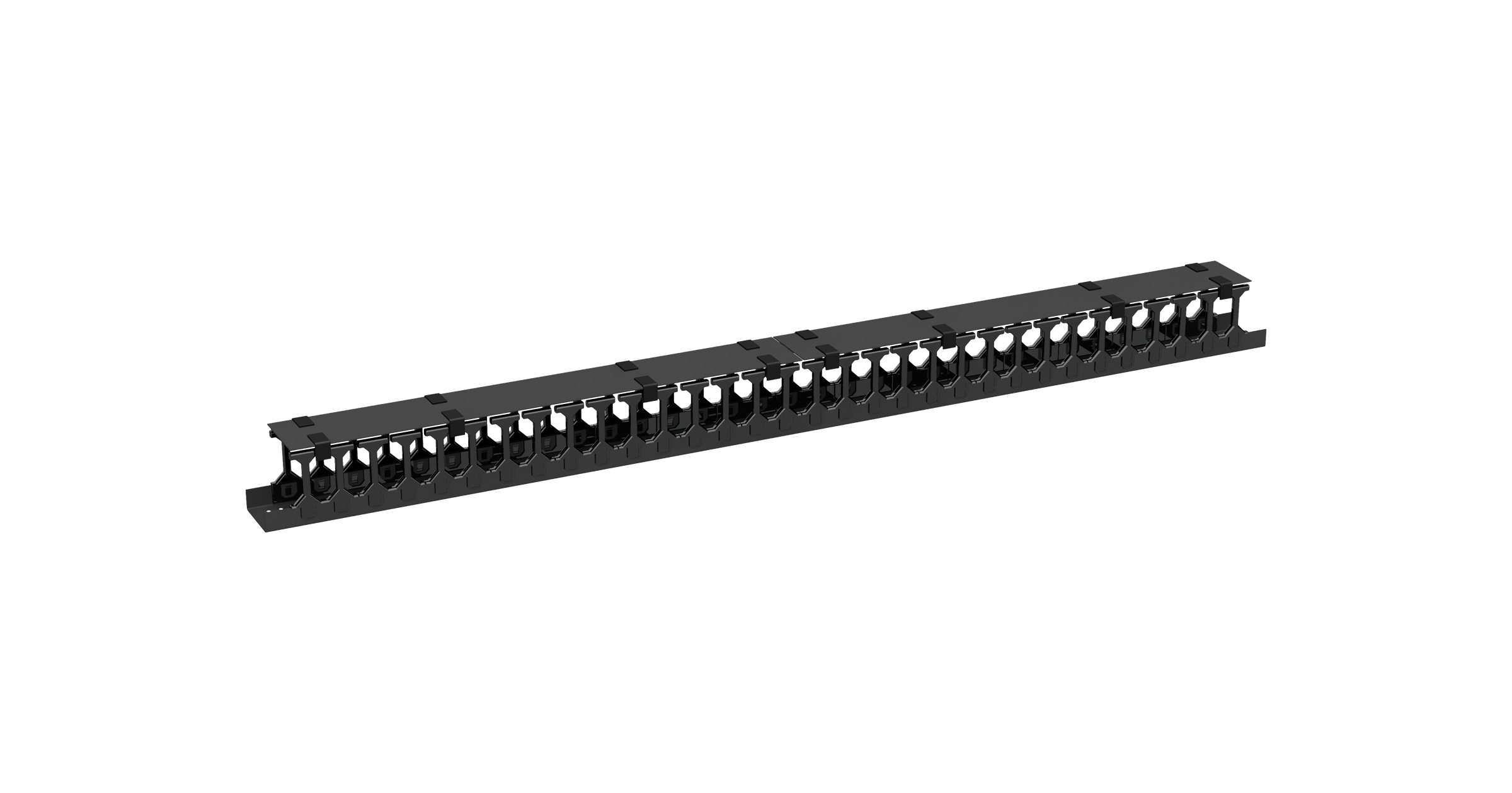 TLK-OV70-42U-BK, органайзер кабельный вертикальный, 42U