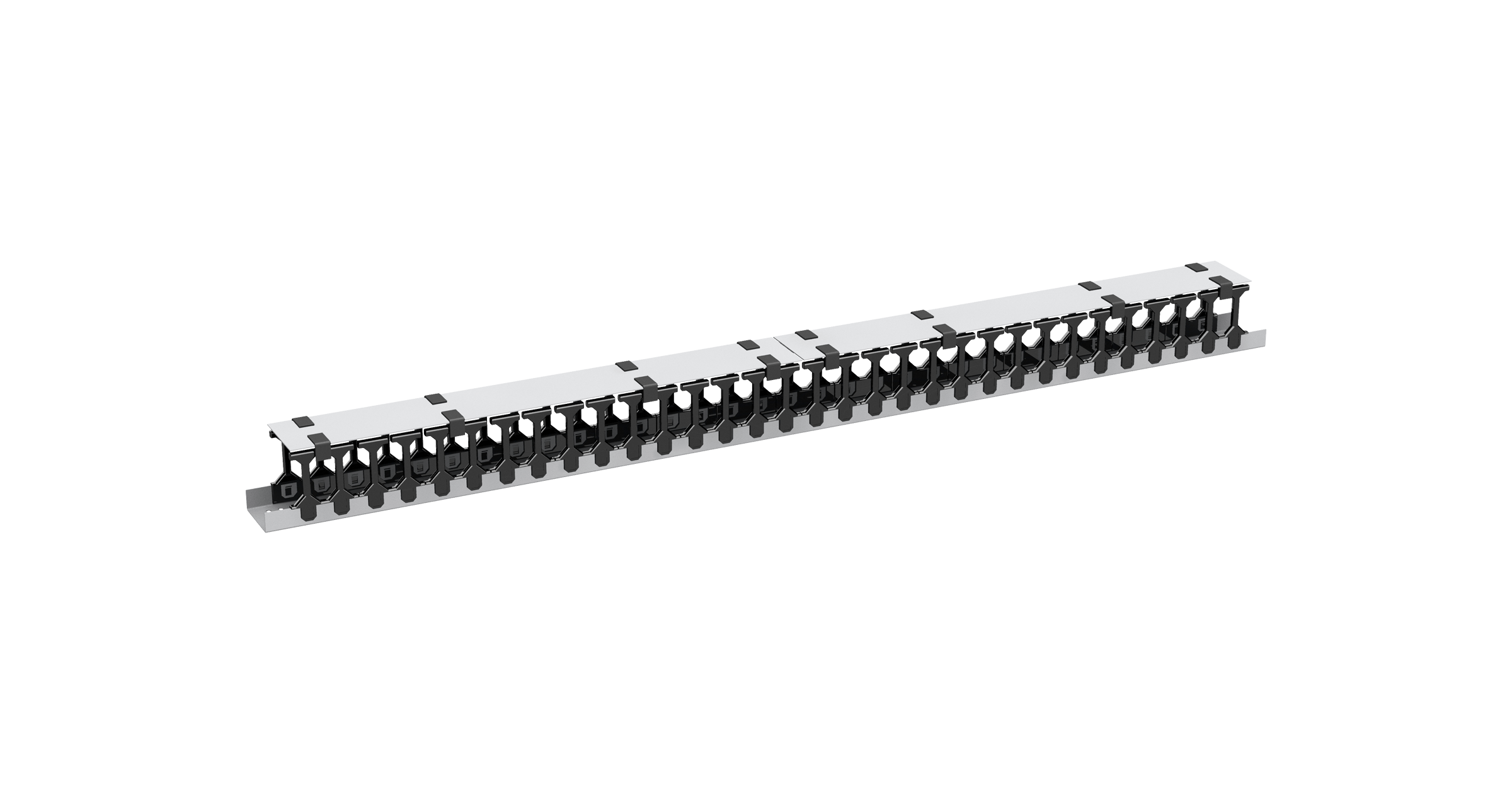 TLK-OV70-47U-GY, органайзер кабельный вертикальный, 47U