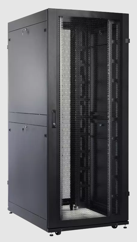 ШТК-М-48.8.10-48АА-9005, шкаф телекоммуникационный 19" напольный 48U
