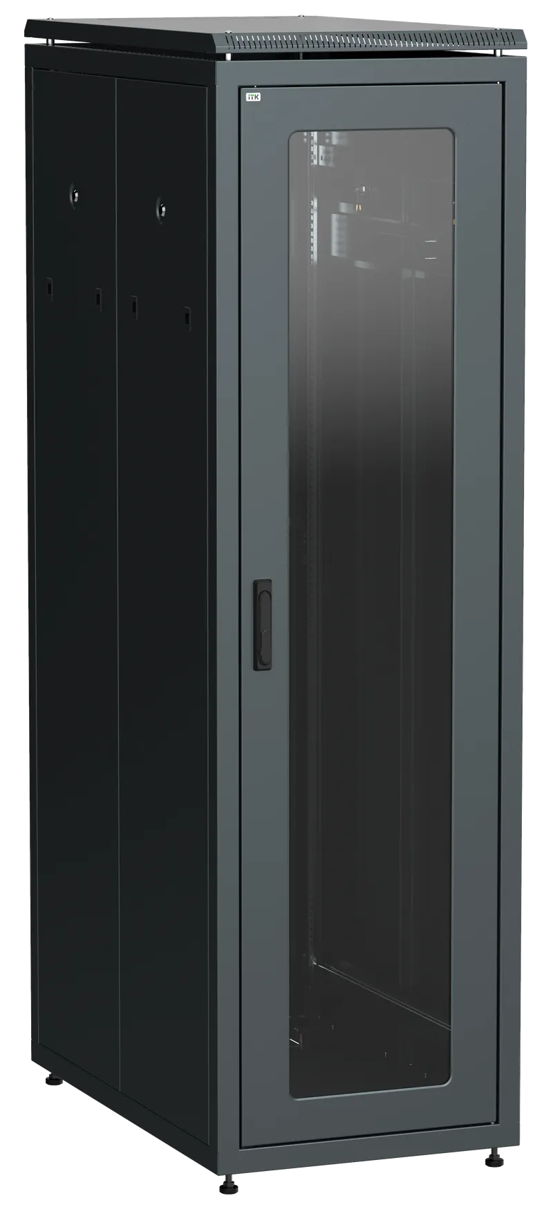 LN05-33U81-GM, шкаф телекоммуникационный 19" напольный 33U